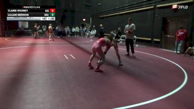S-1 lbs Semifinal - Claire Rooney, Outlaw Wrestling Club vs Lillian Nerison, Dubuque Wrestling Club (DWC)