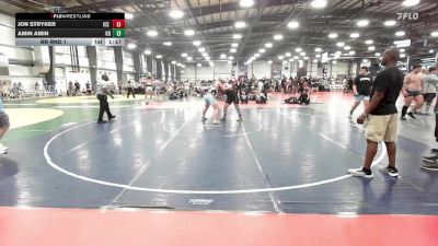 195 lbs Rr Rnd 1 - Jon Stryker, ICE Wrestling Blue vs Amin Amin, Kraken