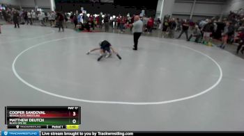 106 lbs Champ. Round 2 - Matthew Deutch, Black Ops WC vs Cooper Sandoval, Nevada Elite Wrestling