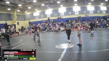 66 lbs Cons. Round 1 - Jaxon Gleaton, Mighty Warriors vs Gage Miles, KC Elite Training Center