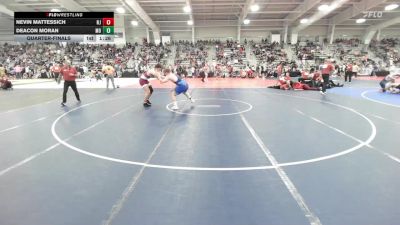 182 lbs Quarterfinal - Nevin Mattessich, NJ vs Deacon Moran, MO