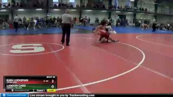 149 lbs Quarterfinal - Kain Luensman, Upper Iowa vs Landon Card, Cornell College