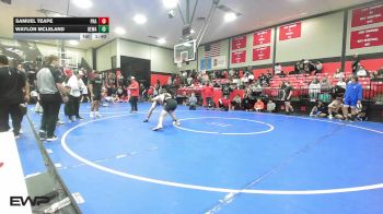 144 lbs Semifinal - Samuel Teape, Prague vs Waylon Mcleland, Dewar HS Boys