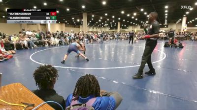 113 lbs Quarterfinal - Ian Henderson, Sullivan vs Mason Brown, Darkhorse Wrestling Academy