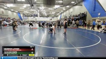 160 lbs Cons. Round 4 - Tayevian Knipe, Timpanogos Wrestling vs Geordon Latimer, Riverton Wolf Pack Wrestling