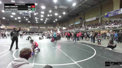 66 lbs Rr Rnd 4 - Emma Oursler, Wrestling Academy Of The Rockies vs Layla Kelemen, Duran Elite