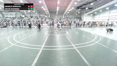 120 lbs Consi Of 16 #2 - Anabelle Serratos, CA vs Gracie Woodring, PA