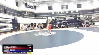 105 lbs Finals (2 Team) - Isabella Patino, Utah 2 vs Wai Fandrich, Montana