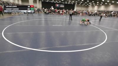 120 lbs 5th Place Match - Kipton Lewis, Immortal Athletics WC vs Jeremy Carver, Contenders Wrestling Academy