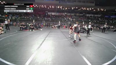 113 lbs Round Of 16 - Kadyn Cordoba, Cordoba Trained vs Travis Dimick, Morris Hills