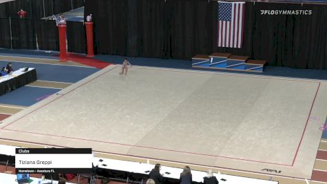 Tiziana Greppi - Clubs - 2021 Rhythmic Elite Qualifier