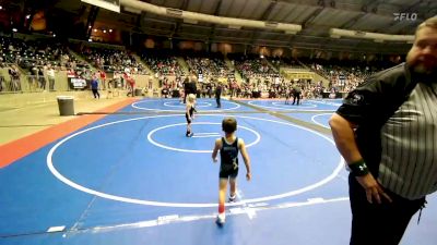 46 lbs Quarterfinal - James Evans, Bartlesville Wrestling Club vs Nicolas Johnson, Locust Grove Youth Wrestling