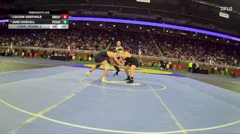 D3-215 lbs Cons. Round 3 - Jake Hascall, Otisville LakeVille Memorial vs Colton Goethals, Kingsley