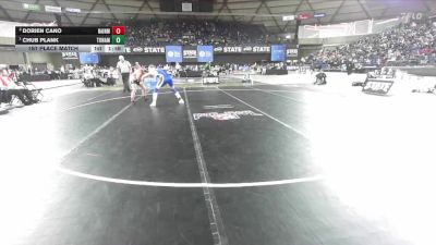 Boys 1B/2B 175 1st Place Match - Chub Plank, Tonasket vs Dorien Cano, Rainier
