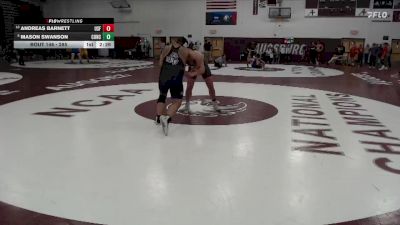 285 lbs Cons. Round 1 - Mason Swanson, Concordia Moorhead vs Andreas Barnett, Sioux Falls