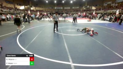 50 lbs Consolation - Braxton Moore, No Team vs Philip Maier, Montrose Elite