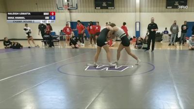 145 Open Champ. Round 2 - Mina Himmel, Central Methodist University vs Haleigh Lematta, Minot State