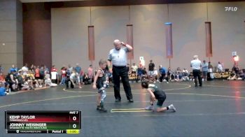 44 lbs Quarterfinal - Kemp Taylor, Timberwolves vs Johnny Weisinger, Wyandotte Youth Wrestling