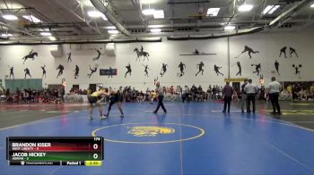 174 lbs Round 3 (12 Team) - Jacob Hickey, Adrian vs Brandon Kiser, West Liberty