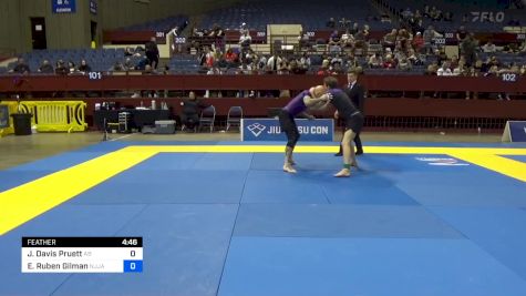 Jon Davis Pruett vs Eric Ruben Gilman 2024 Pan IBJJF Jiu-Jitsu No-Gi Championship