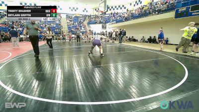 135 lbs Rr Rnd 3 - Trinity Brasher, Buck Pride Wrestling vs Brylann Griffin, Bristow Elementary Wrestling Club