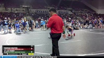 78 lbs Cons. Round 3 - Thomas Holton, Fort Lupton Metro Wrestling Club vs Kyler Parry, Inland Northwest Wrestling Training Center