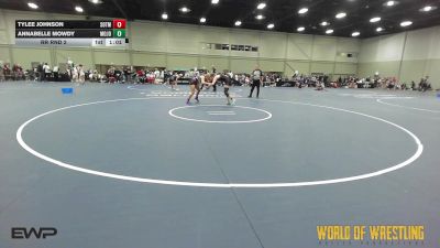 150 lbs Rr Rnd 2 - Tylee Johnson, SOTM OK 7-12 2 vs Annabelle Mowdy, Mojo 7-12