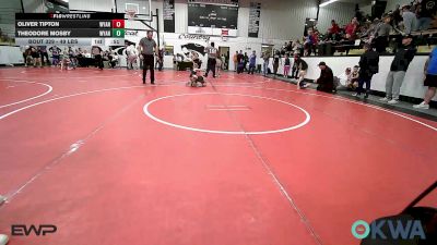 49 lbs Consi Of 8 #2 - Oliver Tipton, Wyandotte Youth Wrestling vs Theodore Mosby, Wyandotte Youth Wrestling