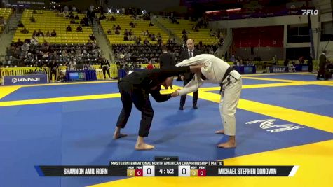 Michael Stephen Donovan vs Shannon Amil Horn 2026 Master International IBJJF Jiu-Jitsu North American Championship