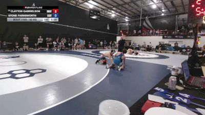 65 kg Cons. Sub-rd Of 32 - Clayton Gabrielson, DMV RTC vs Stone Farnsworth, Castleton RTC