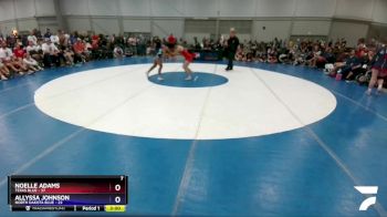 138 lbs 2nd Wrestleback (16 Team) - Noelle Adams, Texas Blue vs Allyssa Johnson, North Dakota Blue