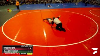 65 lbs Placement (4 Team) - Kade Meiners, Caledonia/Houston vs Tanner Poncelet, Z-M (Zumbrota/Mazeppa)