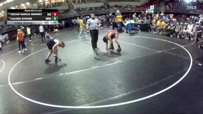 160 lbs Cons. Round 1 - Oscar Garcia Mendez, Crete Wrestling Club vs Calhen Strode, Wood River Wrestling Club
