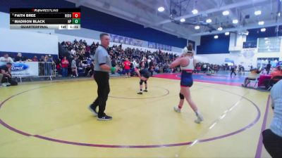 130 lbs Quarterfinal - Faith Bree, Redondo Union vs Madison Black, Newbury Park