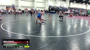 144 lbs Semis & Wb (16 Team) - Cayden Bradburn, Team Michigan Blue vs Sean Stanton, Nebraska Heroes (B Team)