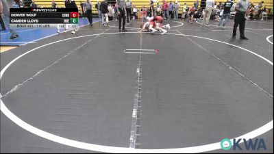 110 lbs Quarterfinal - Denver Wolf, Cowboy Wrestling Club vs Camden Lloyd, Independent