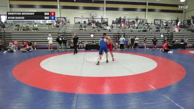 150 lbs Quarterfinal - Kristiyan Georgiev, Roundtree Wrestling Academy vs Ayub Daoud, Rockmart Takedown Club