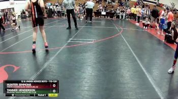 115-120 lbs Round 3 - Tanner Henderson, Palmyra Youth Wrestling Club vs Hunter Simmons, Pirate Powerhouse Wrestling Ac