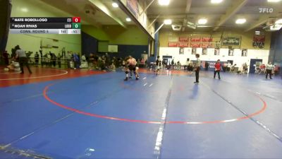 150 lbs Cons. Round 5 - Nate Robolloso, Etiwanda vs Noah Rivas, Los Osos