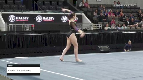 Amelia Charland Decal Gymnastics - Floor - 2022 Elevate the Stage Huntsville presented by SportsMED & Crestwood