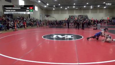 75 lbs Cons. Round 3 - Tucker Anderson, Owatonna Wrestling Academy vs Eddie Sylva, Black Hills Wrestling Academy