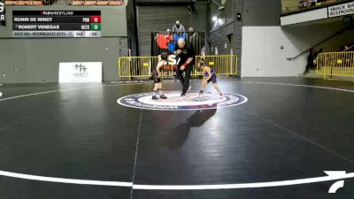 Bantam - 45 lbs Quarters - Gabriel Gutierrez, Ripon Tribe Wrestling Club vs Akitu Peyour, Turlock Wrestling Club