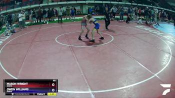 96 lbs Semifinal - Mason Wright, Idaho vs Owen Williams, Idaho