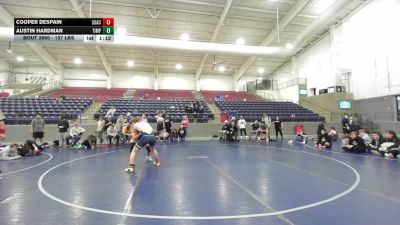 157 lbs 3rd Place Match - Cooper Despain, Summit Academy vs Austin Hardman, Timpview