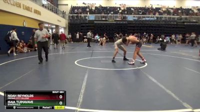 157 lbs Cons. Round 5 - Noah Reynolds, Fresno City College vs Isaia Tuimavave, Bakersfield