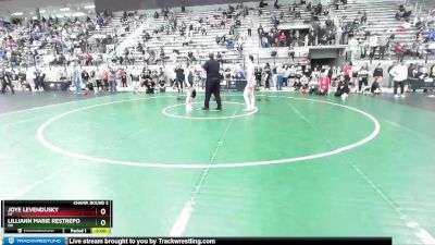 76 lbs Champ. Round 2 - Joye Levendusky, NY vs Lilliann Marie Restrepo, OR
