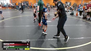 55 lbs Semifinal - Nickole Salem, Legacy Elite vs Daxton Deane, Hard Rock