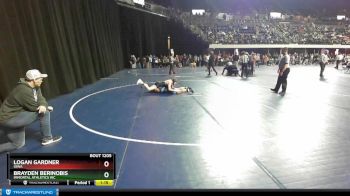 160 lbs Quarterfinal - Brayden Berinobis, Immortal Athletics WC vs Logan Gardner, Iowa