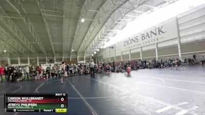 130 lbs Quarters & Wb (16 Team) - Carson Wullbrandt, Colorado Xtreme vs Atreyu Philipsen, South Central Utah