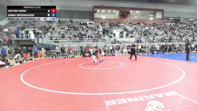 U23 Women - 62 lbs Champ. Round 2 - Valynn Kwan, HI vs Emma Gruenhagen, WI